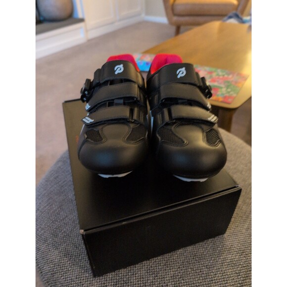 Perfect Peloton cycling shoes with look delta cleats and box EU 40 US women's 9 - Picture 2 of 7